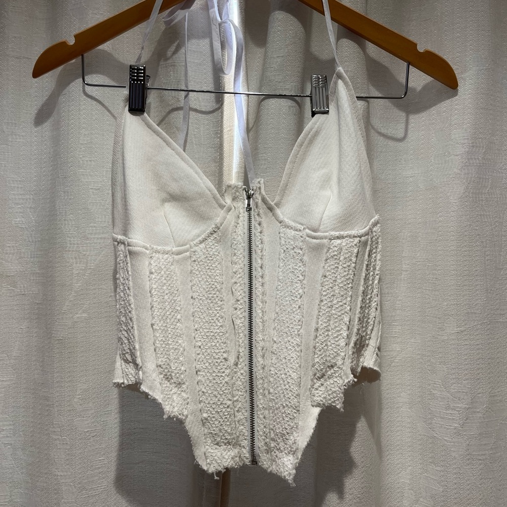 Pretty Little Thing Zip Front Corset